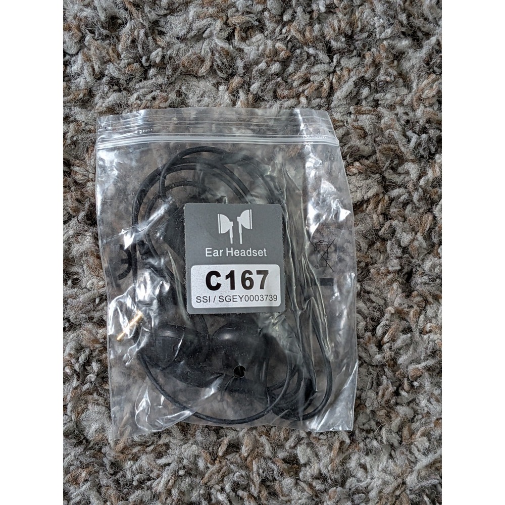 LG‎ Ear Headset (C167) wired with plug OEM 2.5mm